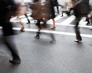 Safe pedestrians walking