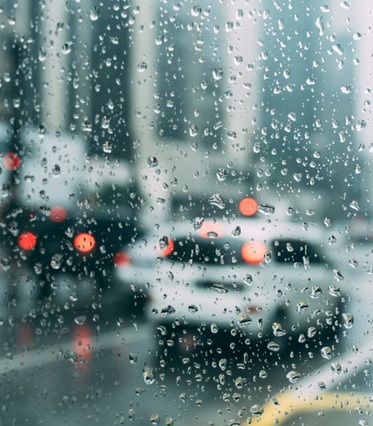 Driving during rainstorm