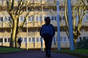 child at school