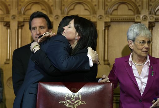 Governor Malloy and Nicole Hockley