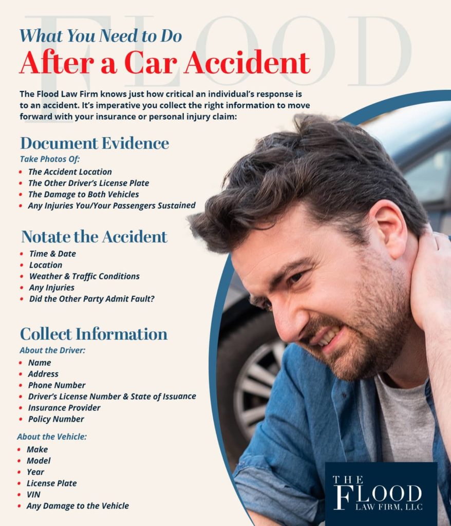 Steps to Follow After a Car Accident | The Flood Law Firm