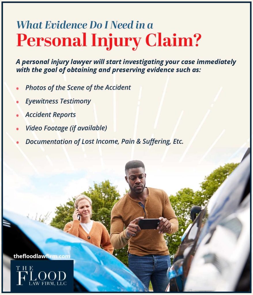 what evidence do I need in a personal injury claim?